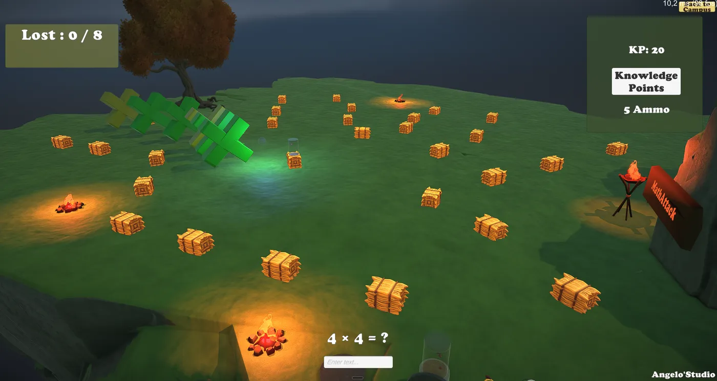 MathAttack tower-defense
