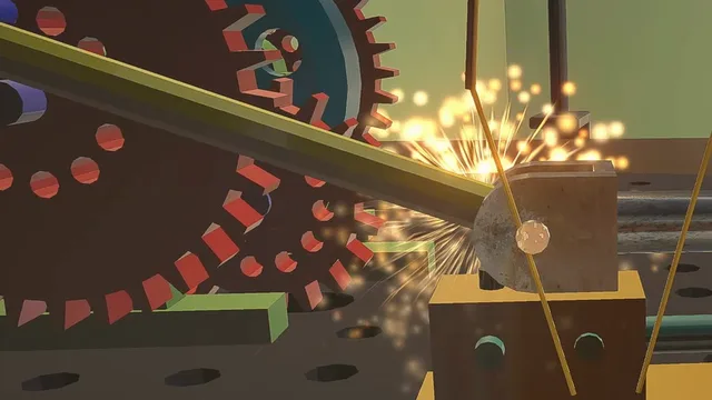 The contact breaker, sparking